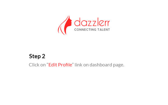 Dazzlerr : Edit Profile Step 3