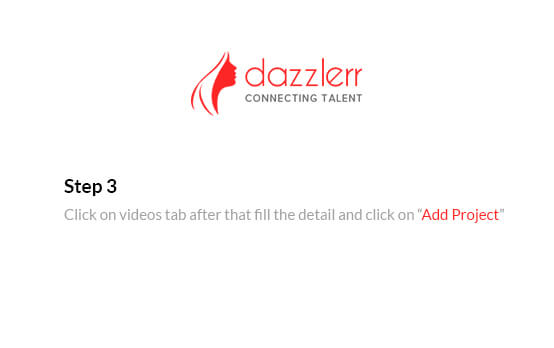 Dazzlerr : Video Step 5
