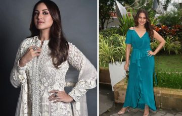 Dazzlerr : Choose Between the Sonakshi’s Ethnic Outfit or the Ruffled Dress