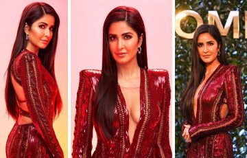 Dazzlerr: Katrina Kaif Stuns in a Red Gown at IIFA 2019 – Precursor Party