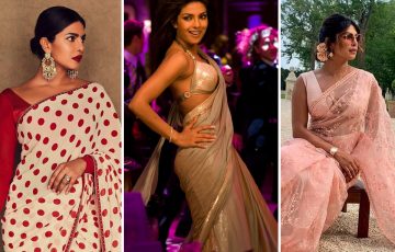 Dazzlerr - Acing the Sari Look Like our Desi Girl- Priyanka Chopra