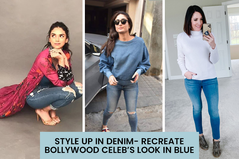 Dazzlerr - Style up in Denim- Recreate Bollywood celebs Look in Blue