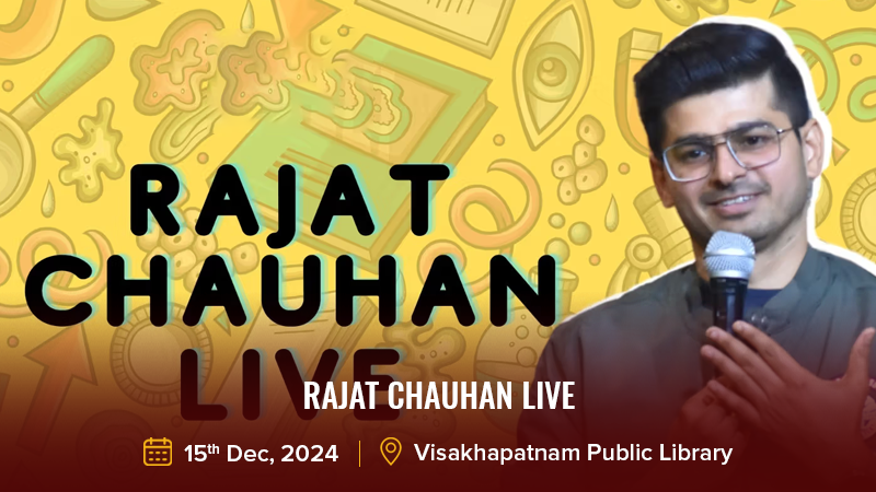 Rajat Chauhan Live in Visakhapatnam Public Library