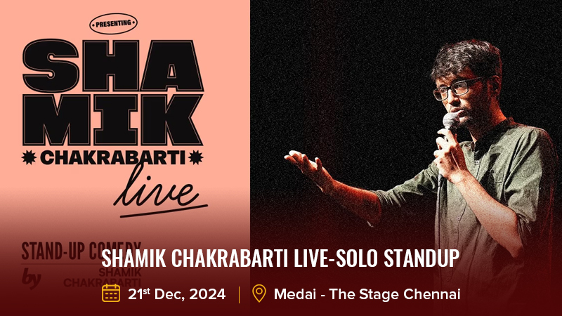 Shamik Chakrabarti Live-Solo Standup