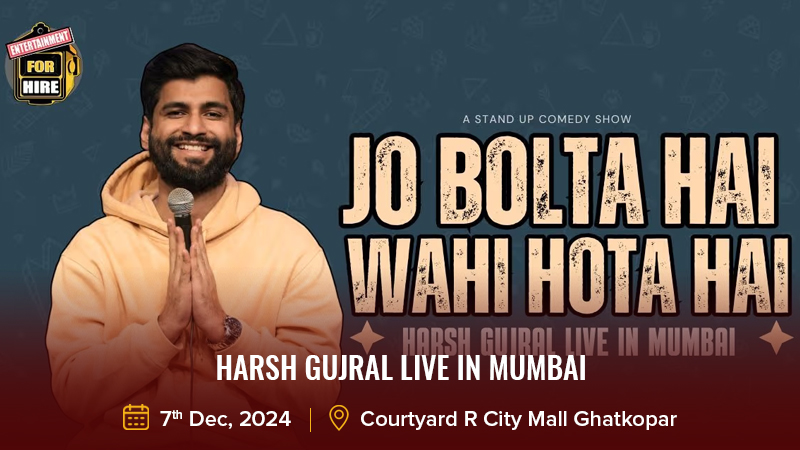 Harsh Gujral Live in Mumbai