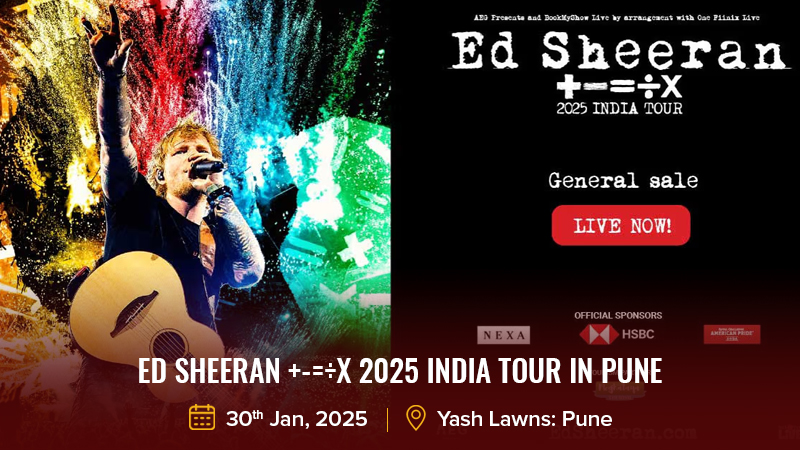 Ed Sheeran +-=÷x 2025 India Tour