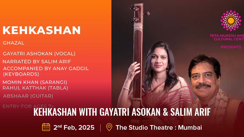 Kehkashan with Gayatri Asokan & Salim Arif