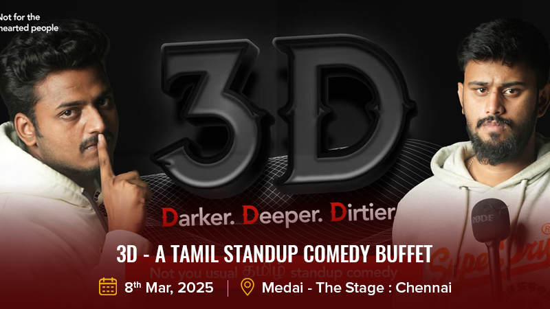 3D - A TAMIL STANDUP COMEDY BUFFET