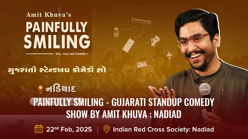 Painfully Smiling - Gujarati Standup Comedy Show by Amit Khuva Nadiad