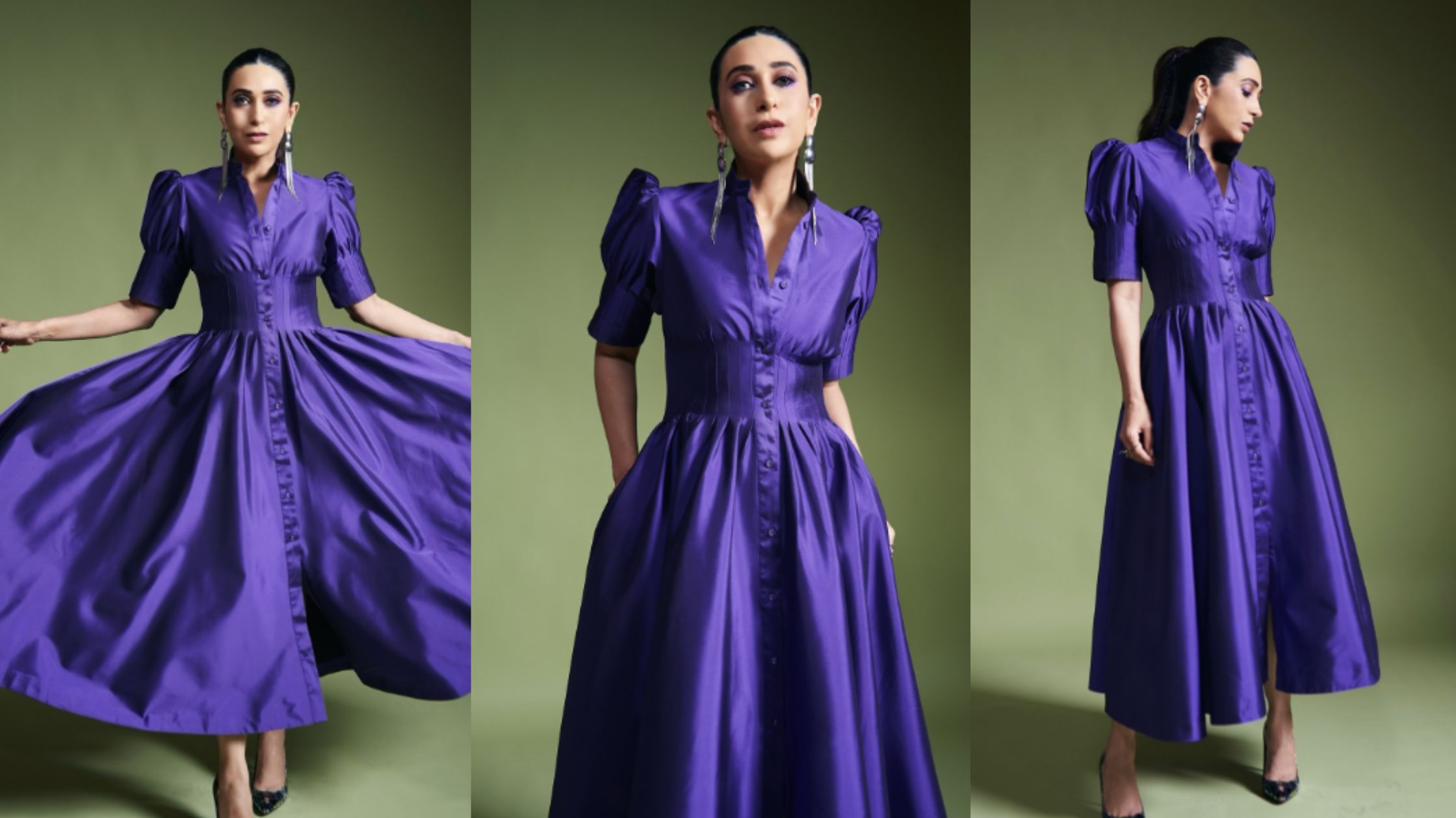 Karisma’s purple dress